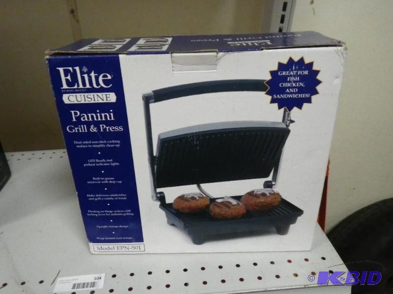 Elite grill &amp press...