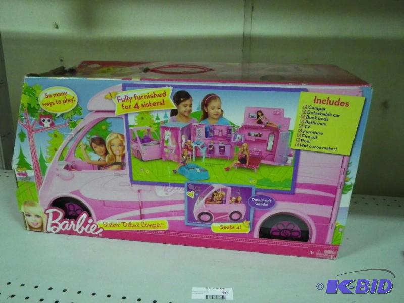 Barbie sisters deluxe camper...