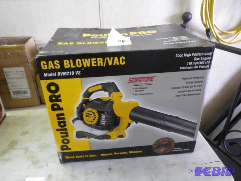 Poulan Pro blower, gas, marked new in the box...