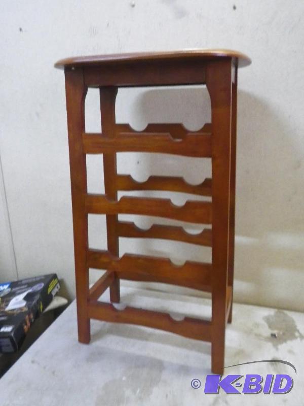wine rack table...