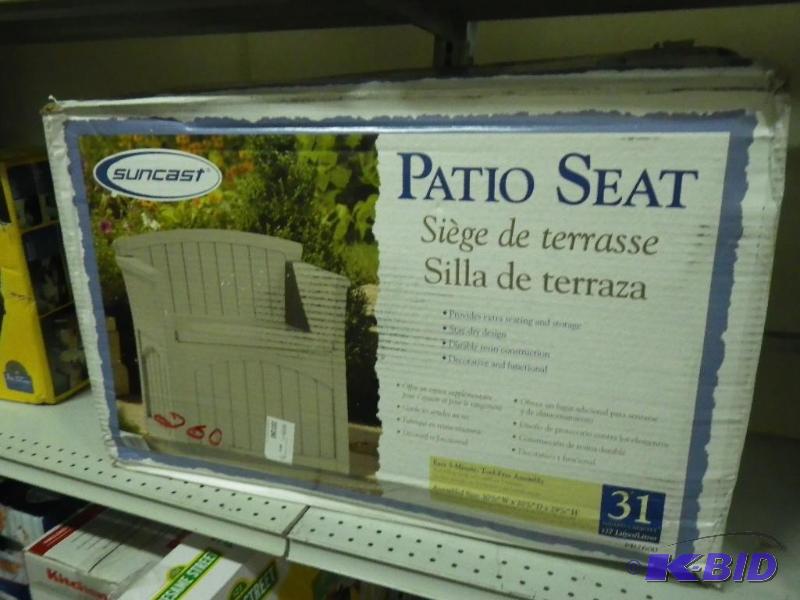 Suncast patio seat...