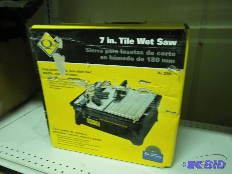 7 in tile saw...