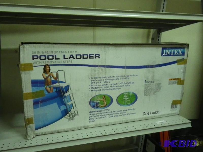 Intex pool ladder...