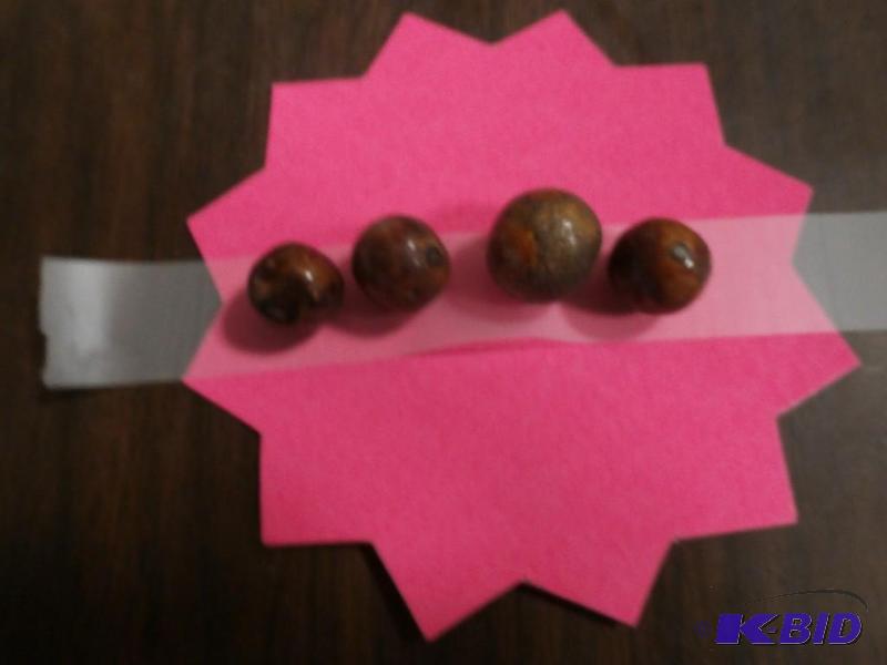 4 civil war era bennington glazed marbles...