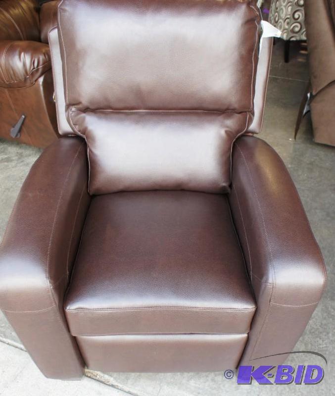 New Opulence Home Brand Brown Leather Recline...