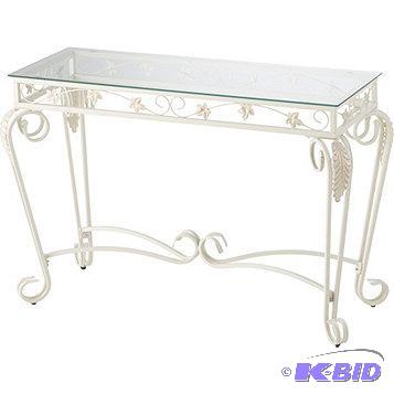 Leaf-Design Console Table MSRP $229  The str...