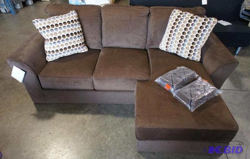 New Ashley Sofa Lounger with decorative pillo...