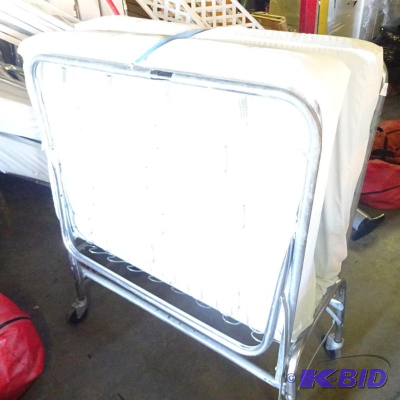 lot 145 image: Roll away bed. No mattress...