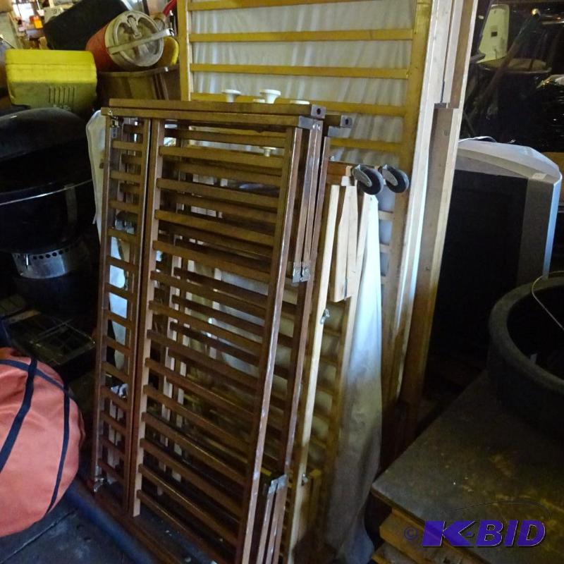 lot 150 image: 4 Portable Cribs. 1 Lrge and 3 Small...