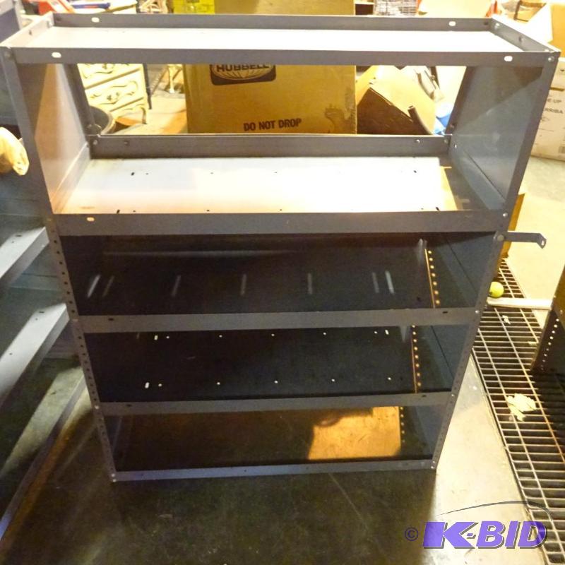 lot 16 image: Work van metal storage unit. 37 x 14 x 66...