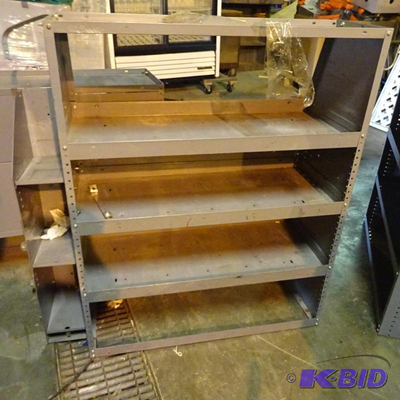 lot 17 image: Work van metal storage unit. 37 x 14 x 66...