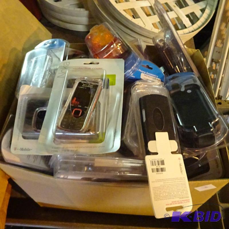 lot 19 image: Box of misc cell phone covers...