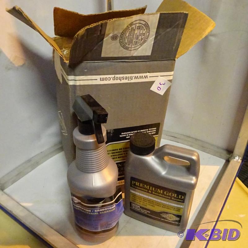lot 30 image: Travertine  sandstone anti bacterial cleaner...