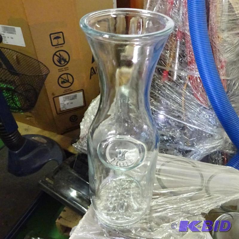 lot 79 image: 24 glass carafes...