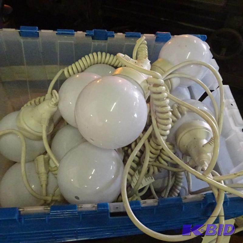 lot 96 image: 2 strands of outdoor hang up patio lights...