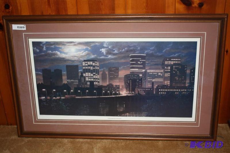 lot 49 image: Framed Photograph &quotMinneapolis by Moonli...