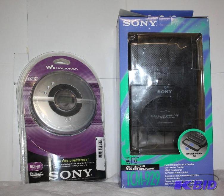 lot 52 image: Sony Walkman and Sony Tape Recorder...