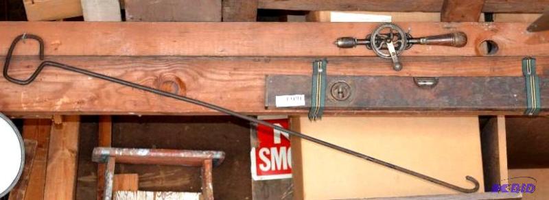 lot 58 image: Antique long hay baling hook 29 inches  Ant...