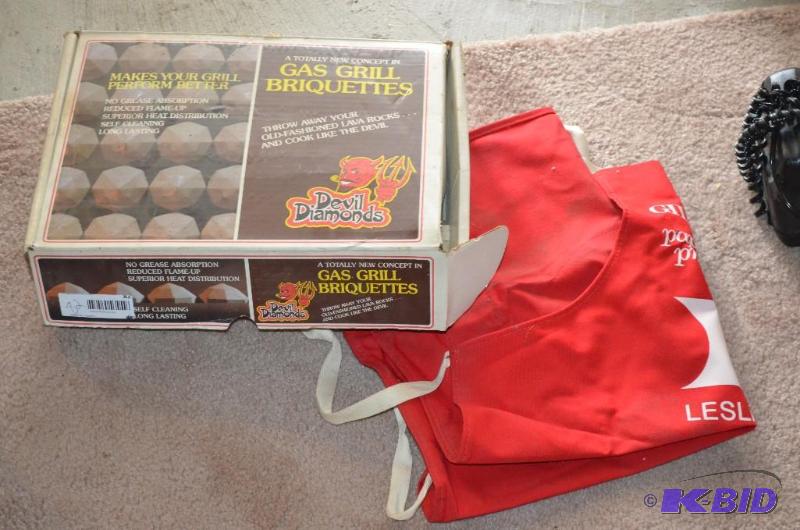 lot 82 image: Devil Diamonds Gas Grill Briquettes - self-cl...
