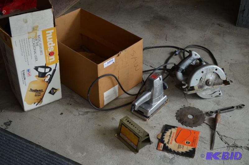 lot 86 image: Lot of tools   Craftsman Orbital Sander Mode...