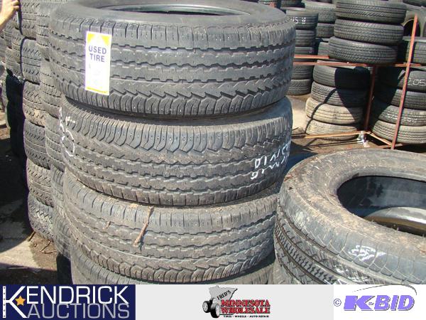 Set of 4 Used BF Goodrich P26560 R18 Tires