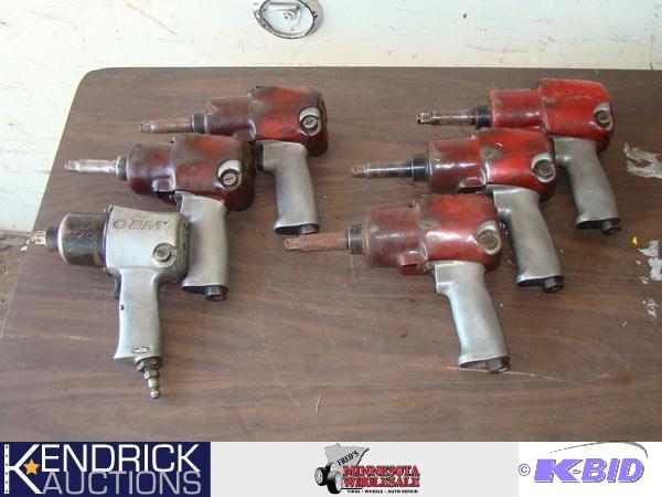 Lot of 6 Used Pneumatic Drivers