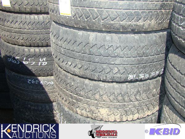 Set of 4 Used Bridgestone P26565 R18 Tires