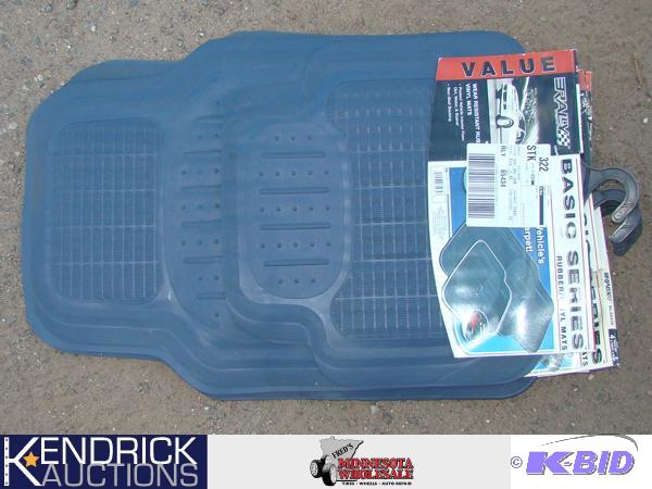 Lot of 4 New Rally Basic Series Vinyl Floor Mat Sets