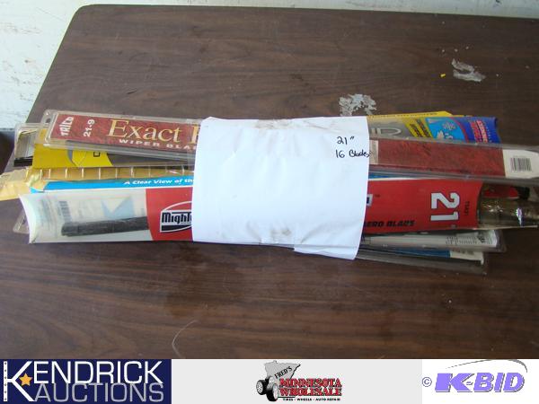 15 Various Brands of 21 Wiper Blades in BoxesPackaging