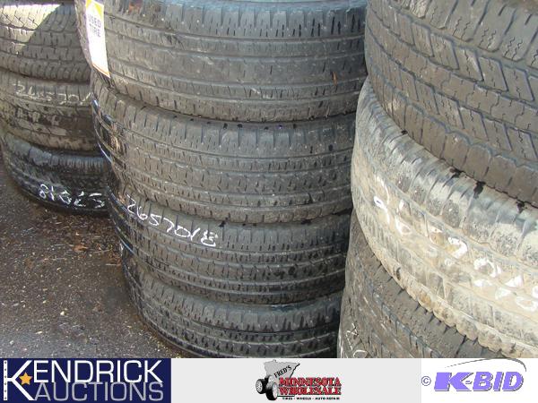 Set of 4 Used Bridgestone P26570 R18 Tires