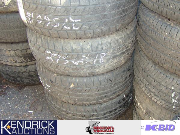Set of 4 Used Yokohama P27560 R18 Tires