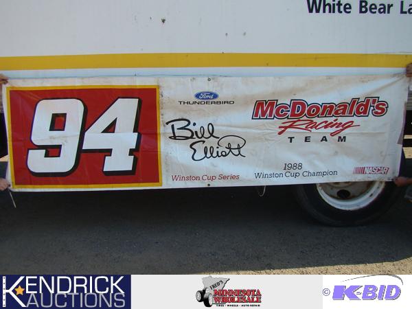 McDonalds NASCAR Banner