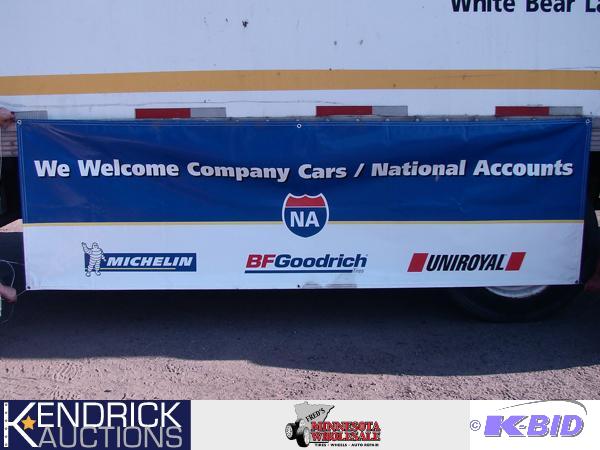 Michelin, BF Goodrich, and Uniroyal Banner
