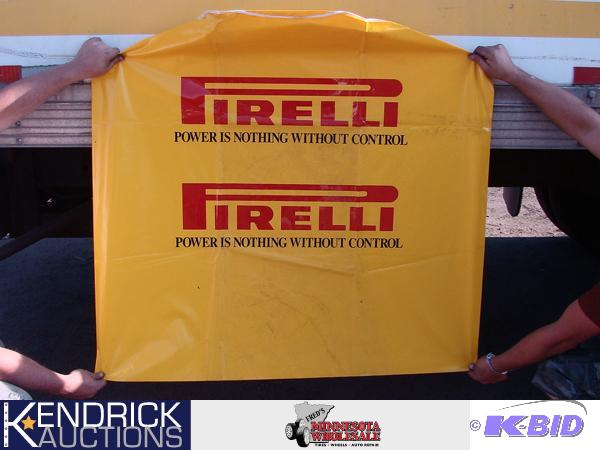 Pirelli Tire Cover Banner
