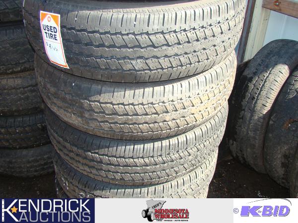 Set of 4 Used Varying Brands of P23570 R16 Tires