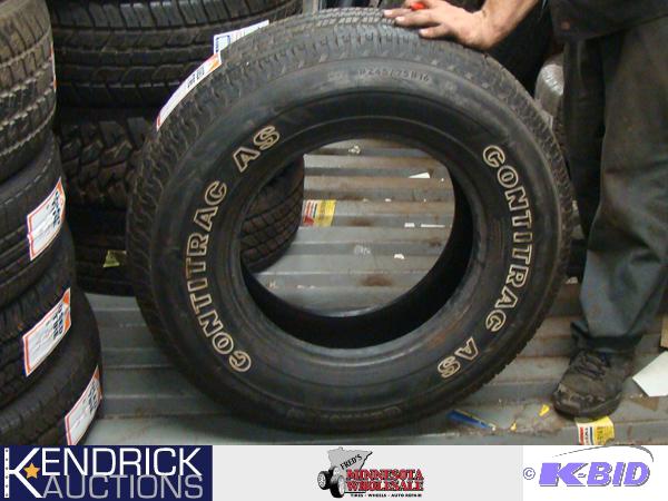 1 New Continental P24575 R16 Tire
