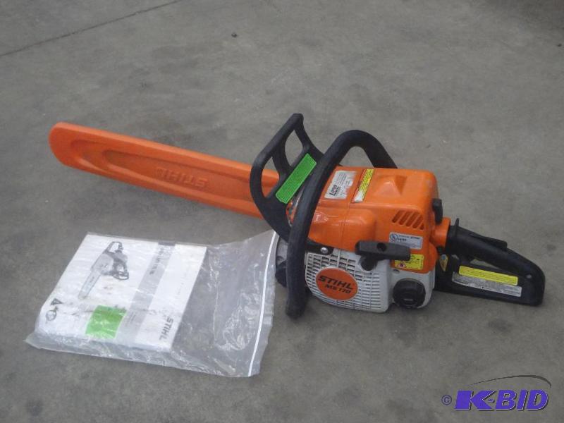 Stihl MS170 Chainsaw With Manual, Runs...