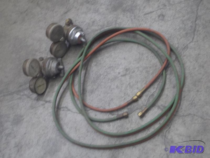 Oxi-Acetylene Hose &amp Regulator Set...