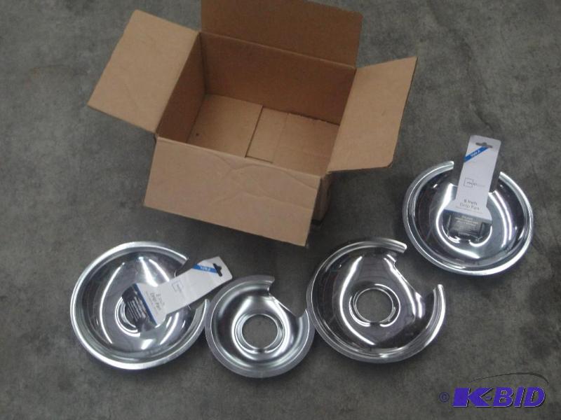 New 4-Piece Drip-Tray Set For A Stove Top...