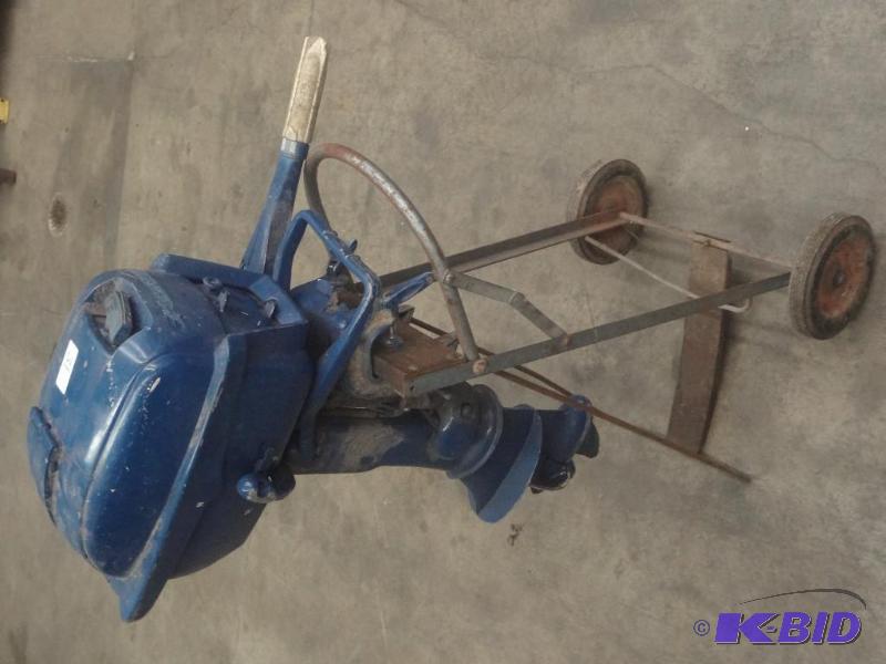 Vintage Johnson Sea Horse Outboard Motor With...