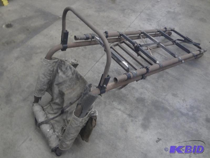 Two-Piece Aluminum Ladder Deer Stand, Used...