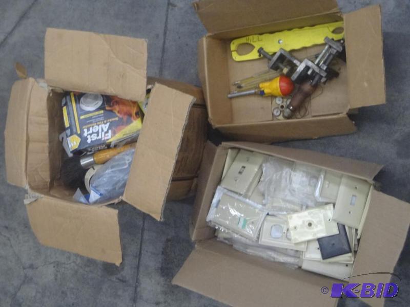 Lot Of Misc Hand Tools, Outlet Covers, Etc...