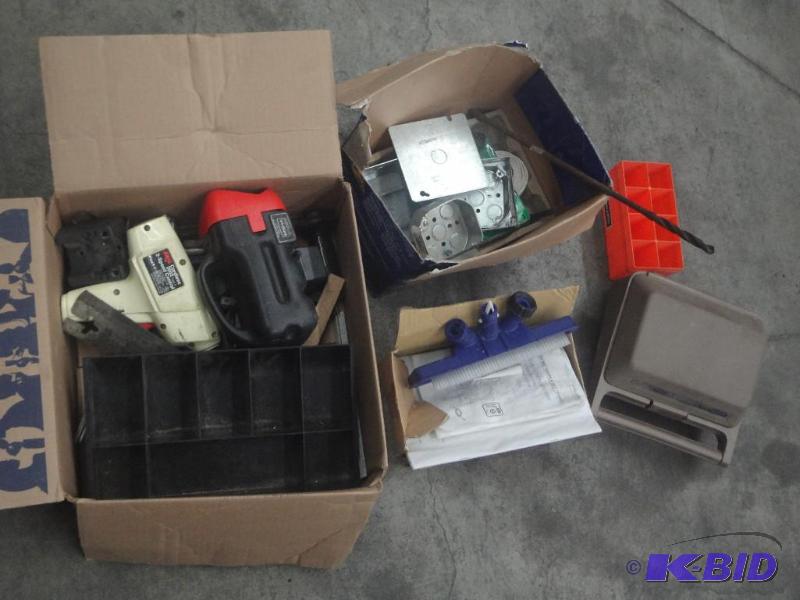 Lot Of Misc Electrical Supplies, Misc Hand T...