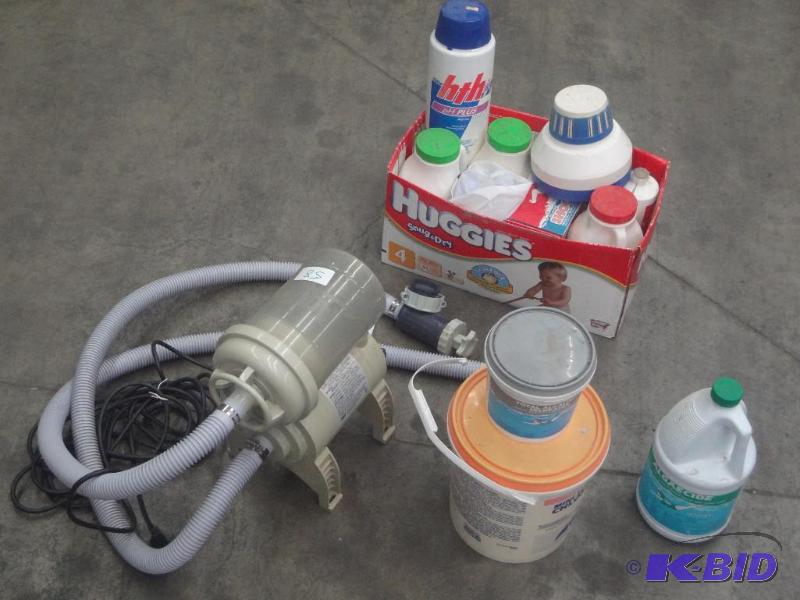 Lot Of Aqua Pool Filtration Unit &amp Misc ...