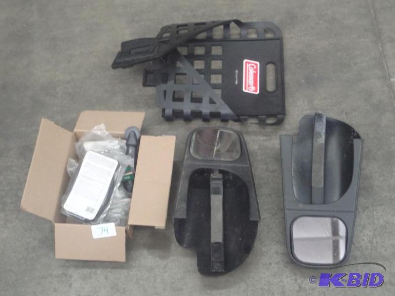 (1) Coleman Plastic Cooler Seat, (1) Set Of E...
