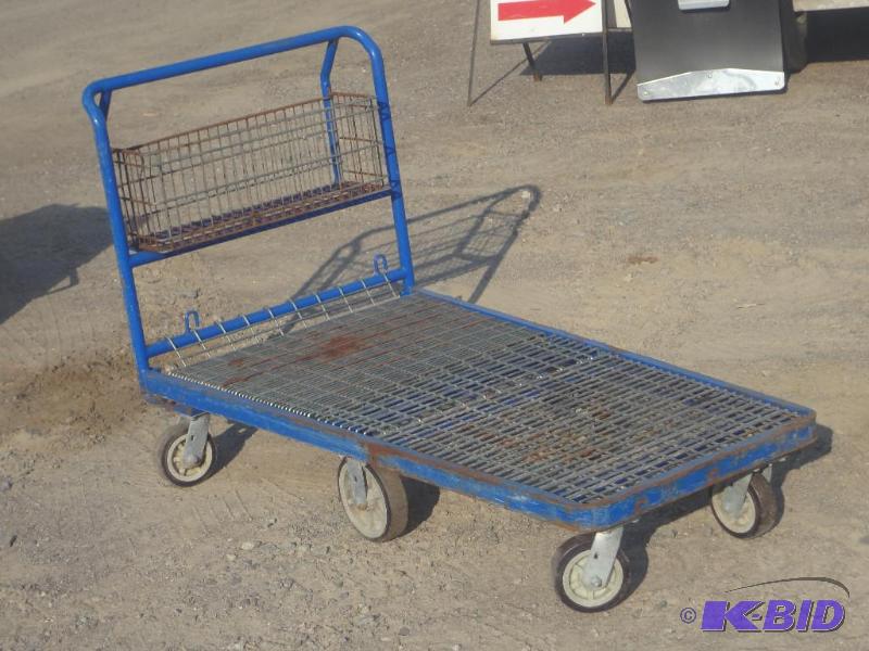 Heavy Duty 6ft Industrial Steel Material Cart...