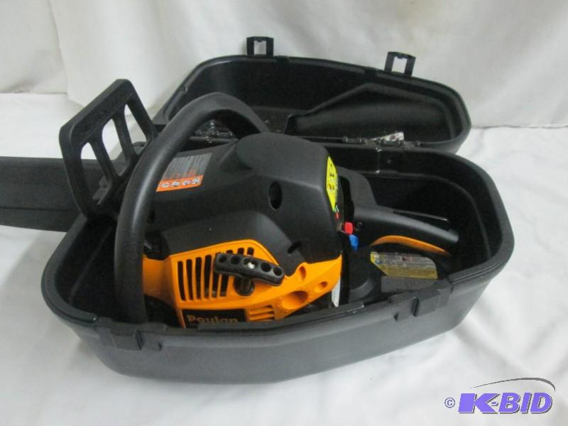 lot 2 image: Poulan Pro 18 Chainsaw w Case