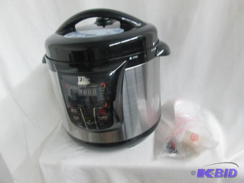 lot 36 image: Elite Platinum 8 qt. 13 Function Pressure Cooker