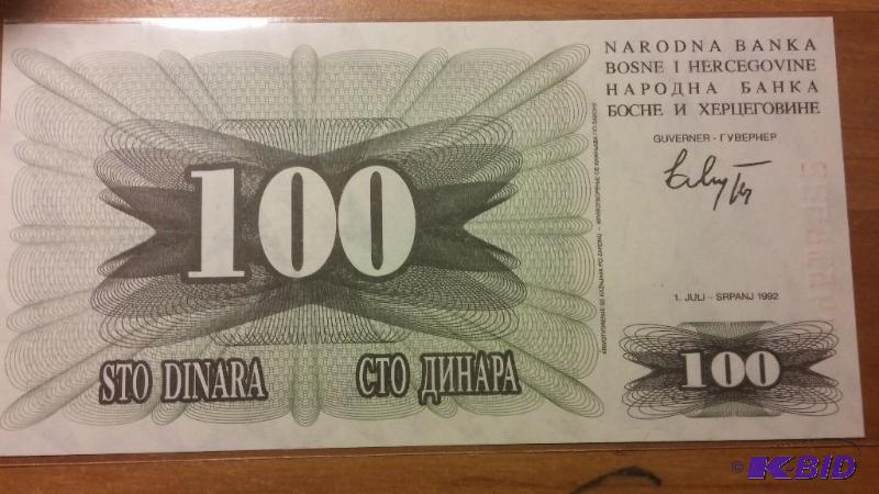 BOSNIA FOREIGN NOTE UNCIRCULATED...