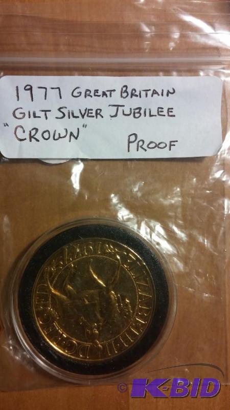 1977 GREAT BRITAIN JUBILEE CROWN PROOF...